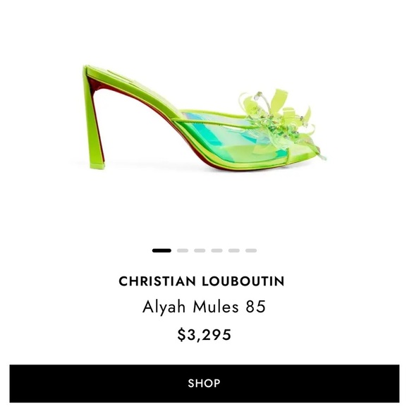 Christian Louboutin Limited Editon Alyah slides size 38 new - Picture 4 of 13